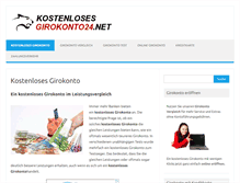 Tablet Screenshot of kostenlosesgirokonto24.net